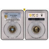 MS64 2022 $2 Peacekeeping PCGS Certification Number: 47128189