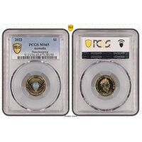 MS65 2022 $2 Peacekeeping PCGS Certification Number: 47128159