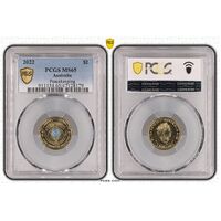 MS65 2022 $2 Peacekeeping PCGS Certification Number: 47128179