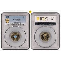 MS65 2022 $2 Peacekeeping PCGS Certification Number: 47128183