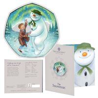 2023 50p The Snowman Coloured BUNC Coin