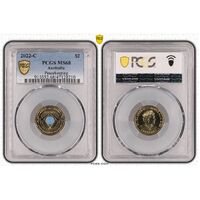 MS68 2022 C $2 Peacekeeping PCGS Certification Number: 47128210