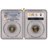 MS68 2022 C $2 Peacekeeping PCGS Certification Number: 47128211