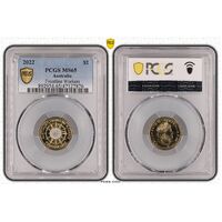MS65 2022 $2 Frontline Workers PCGS Certification Number: 47127876