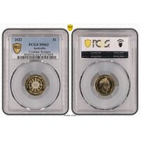 MS63 2022 $2 Frontline Workers PCGS Certification Number: 47127859