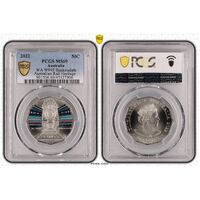 MS69 2022 50C WA W945 Banksiadale Australian Rail Heritage PCGS Certification Number: 47127906