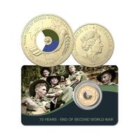 2020 $2 75th Anniversary of the End of WWII Colour Al-Br Coin Pack Style 2