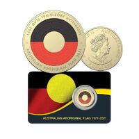 2021 $2 Aboriginal Flag Al-Br Coin Pack Style 2