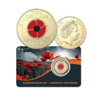  2018 $2 Remembrance Day Armistice Centenary Coin Pack Style 2