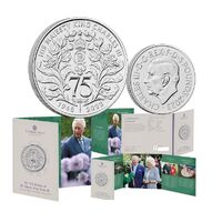 2023 £5 The 75th Birthday of His Majesty King Charles III UK Brilliant Uncirculated Coin