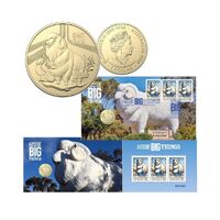 2023 Aussie Big Things Giant Ram and Big Merino Coin and Minisheet Limited Edition PNC