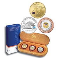 2004 The Journey Continues Sydney To Athens Three Coin Collection 