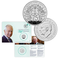 2023 £5 The 75th Birthday of His Majesty King Charles III PNC