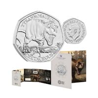 2024 50p Tyrannosaurus Rex UK Brilliant Uncirculated Coin