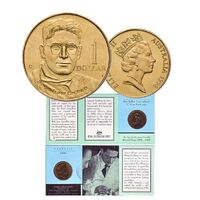 1998 $1 C Mintmark Howard Florey Uncirculated Coin