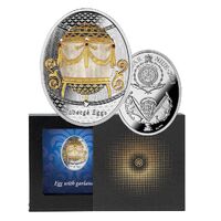 2023 Faberge Egg with Garlands Silver Proof Coin