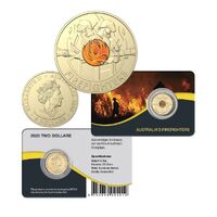 2020 $2 Australia's Firefighters  Aluminium-Bronze Coin Pack Style 2