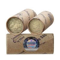 2023 $1 King Charles III Effigy Aluminium Bronze Uncirculated Premium Mint Roll