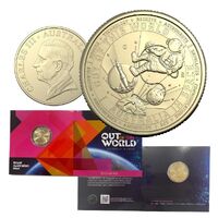 2024 $1 Out Of This World - Australia In Space 'C' Mintmark Uncirculated Coin