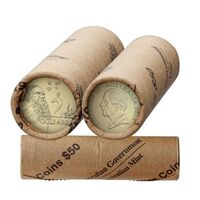 2024 $2 King Charles III Effigy Aluminum Bronze Uncirculated Mint Roll Non- Premium