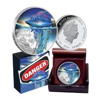2024 $1 Deadly & Dangerous - Bluebottle  1oz Silver Proof Coin