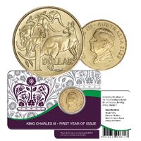 2023 $1 King Charles III  Al-Br Coin Pack
