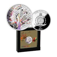 2023 Music Tree 17.50g Silver Coin with Crystal Inserts