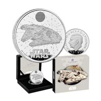 2024 £2 Star Wars Millennium Falcon UK 1oz Silver Proof Coin