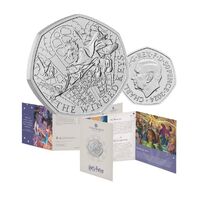 2024 50p Harry Potter - The Winged Keys UK Brilliant Uncirculated Coin