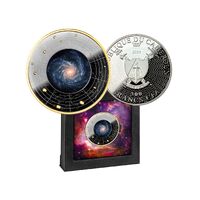 2024 Galaxies -NGC 1232 17.50g Silver Black Proof Coin