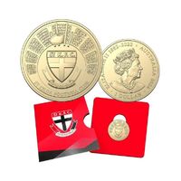 2024 $1 AFL St Kilda AlBr UNC