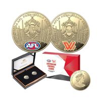 2024 AFL Coloured Proof Two-Coin Set