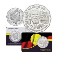  2017 50c Referendum 50th Anniversary & Mabo 25th Anniversary Pride & Passion Cu-Ni Coin Pack Style 2