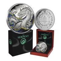 2024 $5 Sea Serpent 2oz Silver Proof Coin