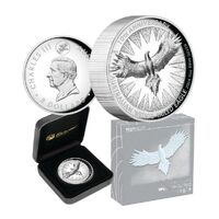 2024 $8 Australian Wedge-Tailed Eagle 10th Anniversary 5oz Silver Proof High Relief Coin
