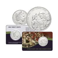 2005 20c Australia End of WWII 60th Anniversary Coming Home Coin Pack 