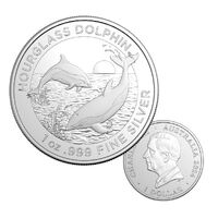 2024 $1 Australian Dolphin Series- Hourglass Dolphin 1oz Fine Silver Bullion Coin