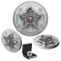 2025 $20 Williamson Diamond Brooch 1 Oz Fine Silver Coin