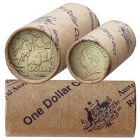 2025 $1 King Charles III Circulated Non-Premium Coin Roll