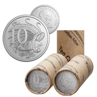 2025 10c King Charles III Circulated Non-Premium Coin Roll