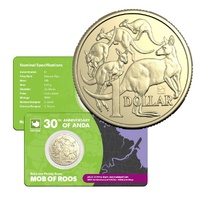 2025 ANDA Brisbane Money Expo $1 30th Anniversary Map Privy Mark Uncirculated Coin
