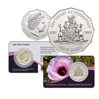 2001 50c Northern Territory - Australia Centenary of Federation Coin Pack 