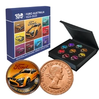 Ford Australia 100th Anniversary Enamel Penny 9-Coin Collection