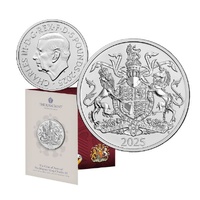 2025 £5 The Royal Arms of His Majesty King Charles III UK - Brilliant Uncirculated Coin