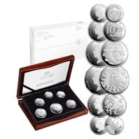 2025 His Majesty King Charles III Six-Coin Fine Silver Proof Year Set