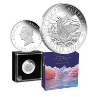 2025 Australian Swan Perth ANDA Show Special 1oz Silver Proof Coin