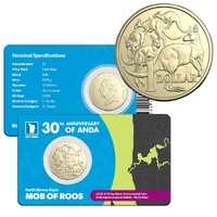 2025 ANDA Perth Money Expo $1 30th Anniversary Map Privy Mark Uncirculated Coin