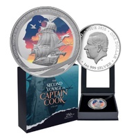 2025 $1 Captain Cook - The Search for Terra Australis 1oz Silver Proof Coin