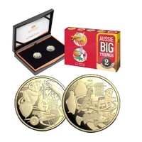 2025 Aussie Big Things 2 x $1 Two-Coin AlBr Proof Set 