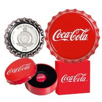2025 $1 Coca Cola Bottle Cap 6g Silver Coin
